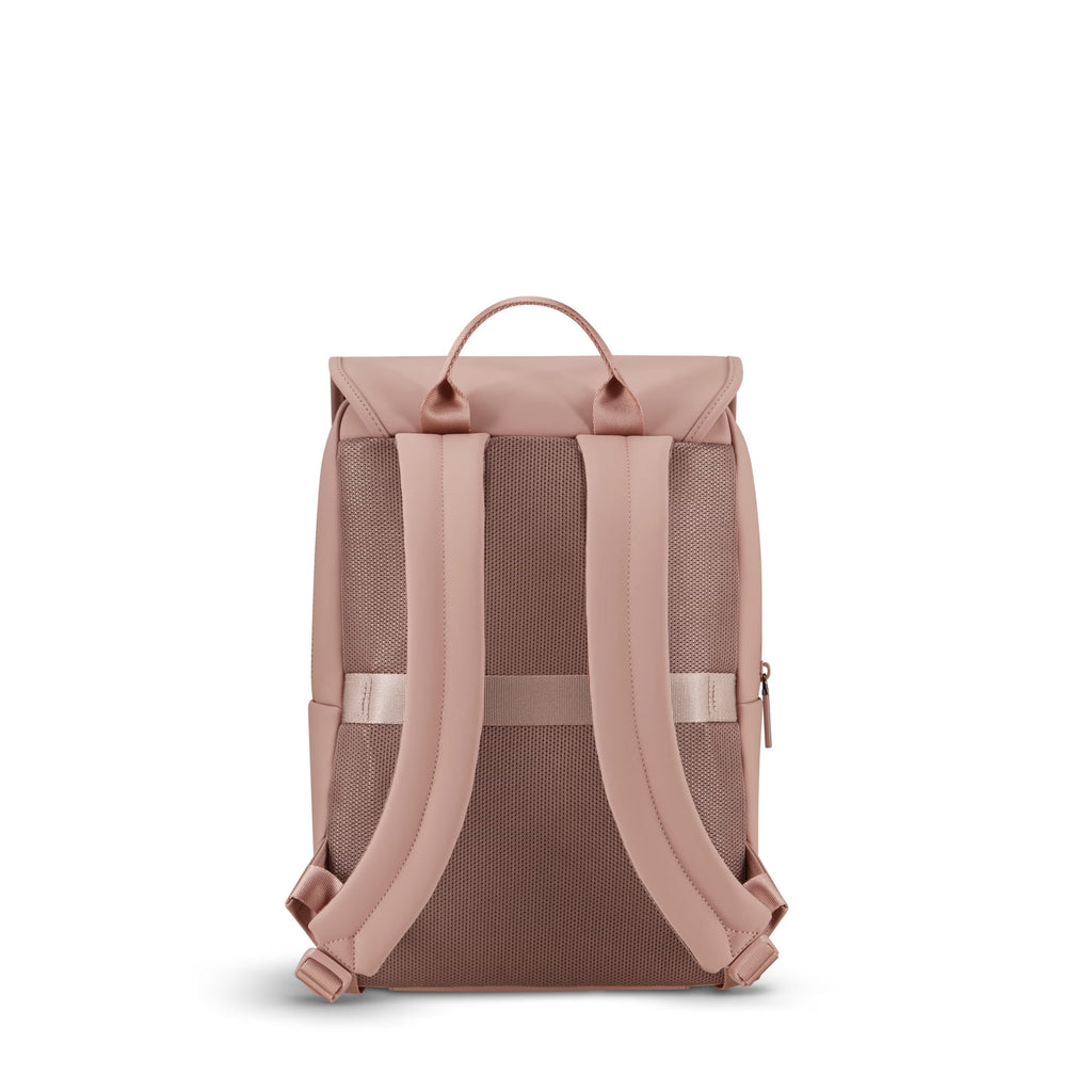 Minimalist Square Flap Water Repellent Leather Backpack