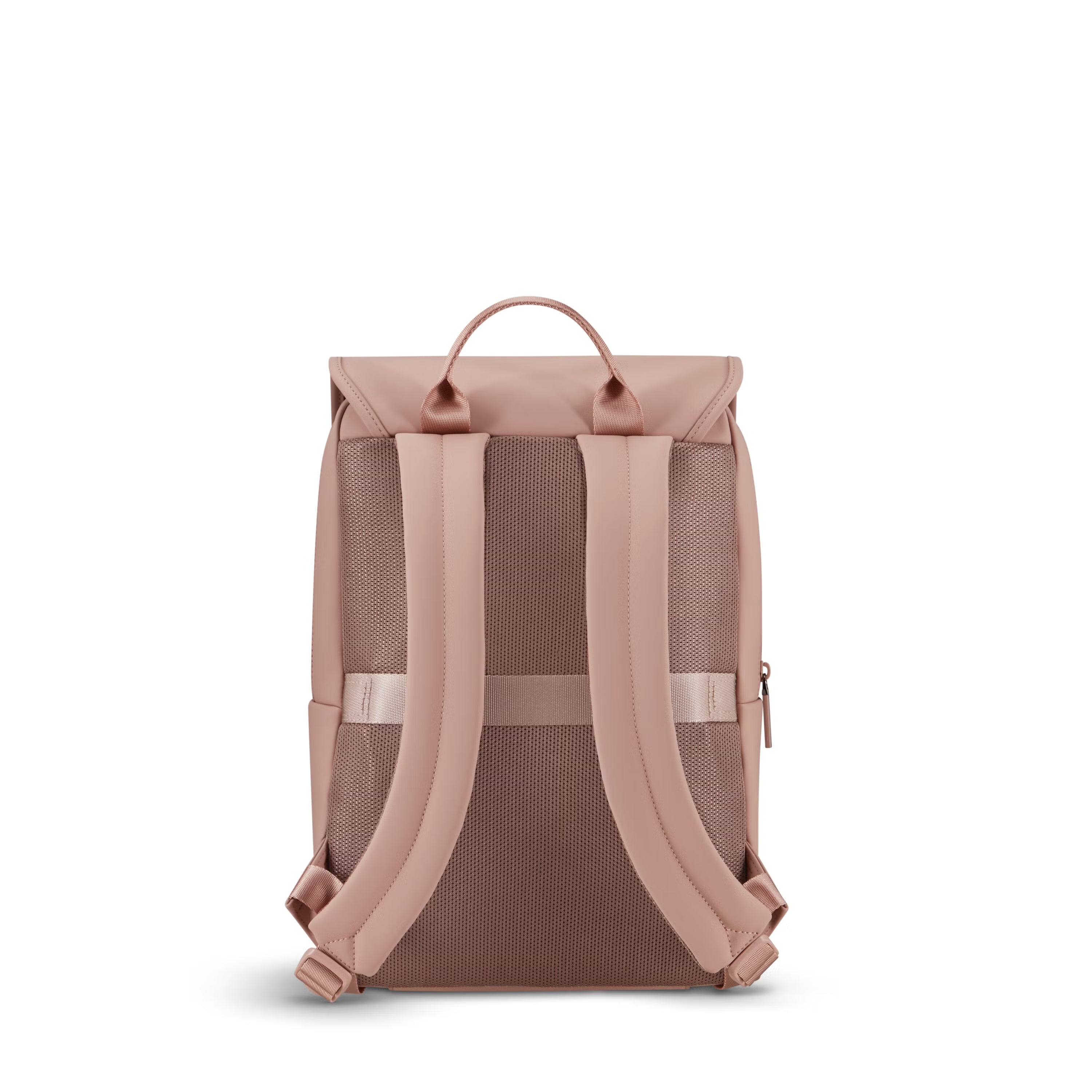 Minimalist Square Flap Water Repellent Leather Backpack