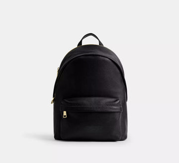 Refined Pebble Leather Small Daily Laptop Backpack