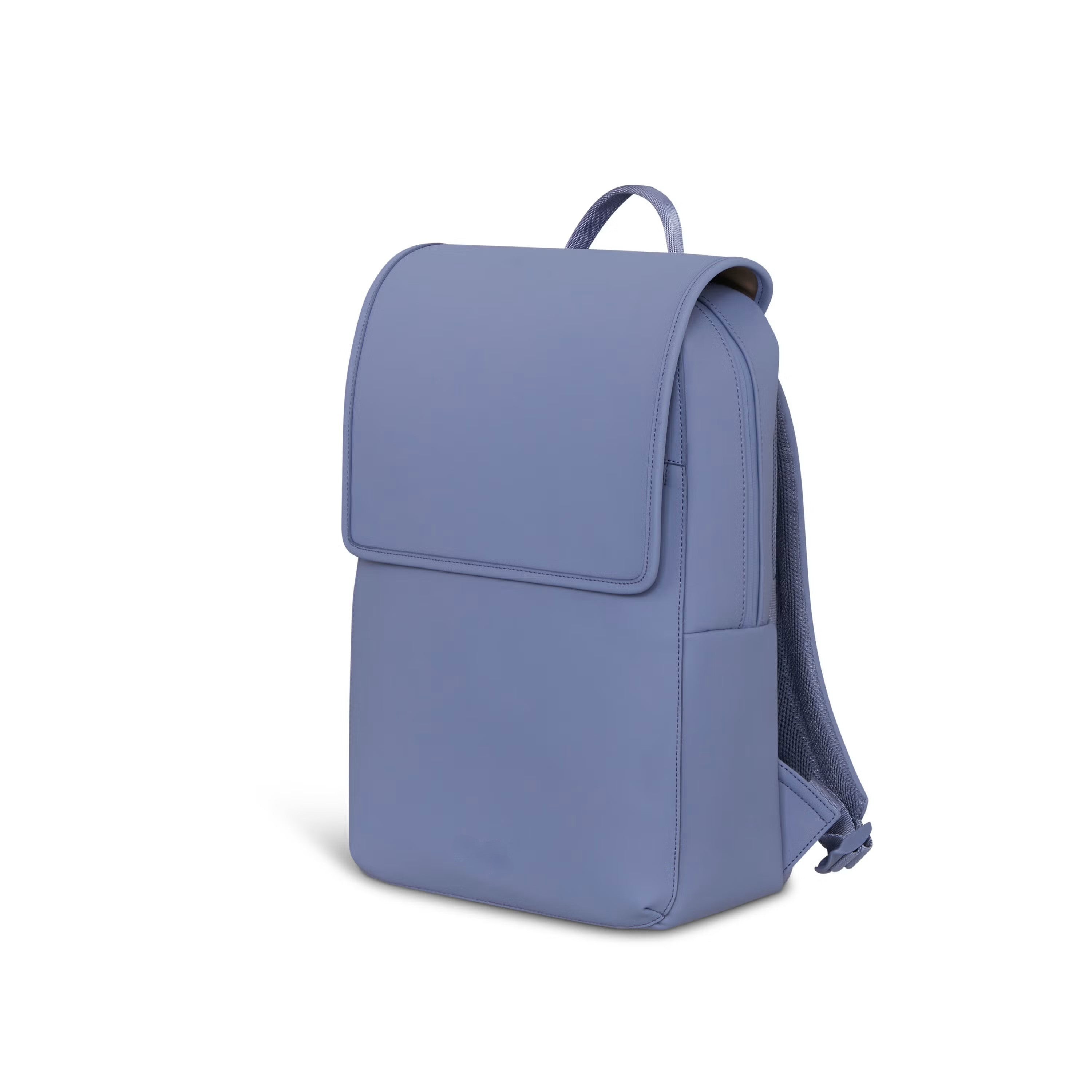 Minimalist Square Flap Water Repellent Leather Backpack
