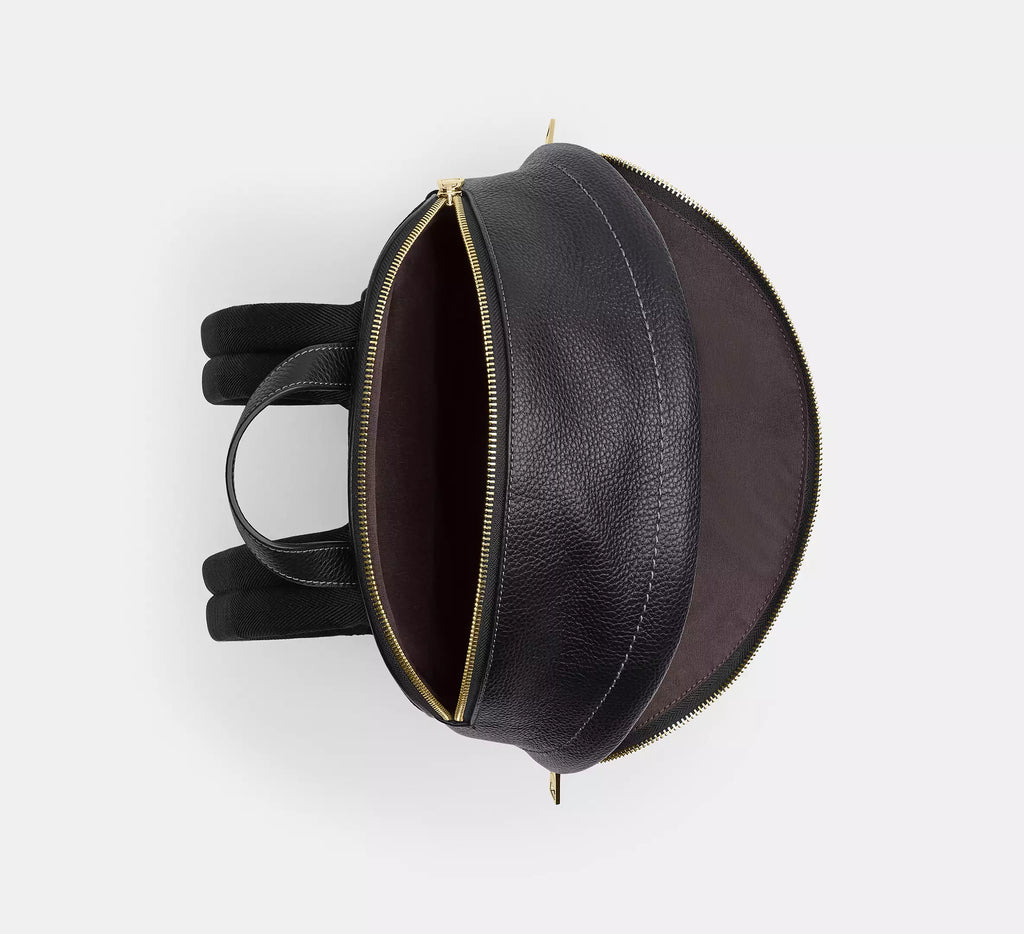 Refined Pebble Leather Small Daily Laptop Backpack