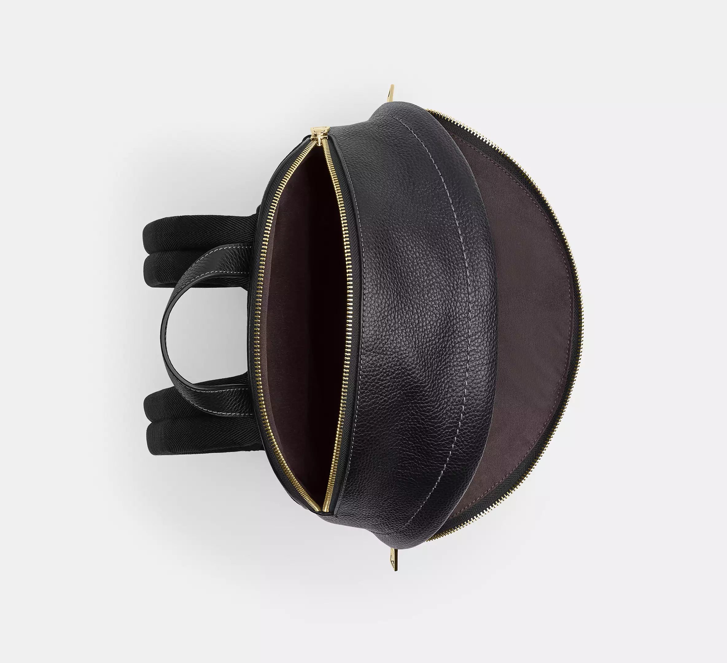 Refined Pebble Leather Small Daily Laptop Backpack